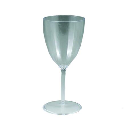 MARYLAND PLASTICS LU00108 PE 8 oz Clear Lumiere Wine Glass - Case of 80 LU00108  (PE)